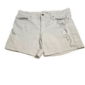 Women's Joe's Jeans White Denim Distressed Shorts